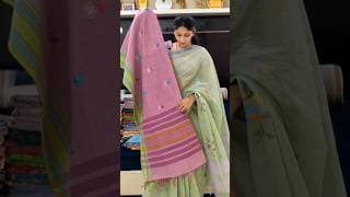 Kanchi cotton embroidery work sarees