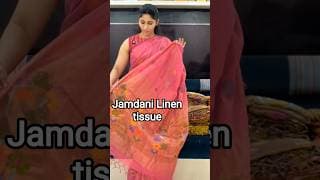 Jamdani Linen Tissue Sarees